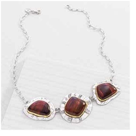 NIB Silpada “Red Rocks”necklace N3346 - Picture 1 of 6